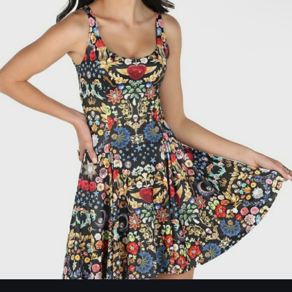 Blackmilk Sacred Heart Evil Skater Dress - Picture 4 of 4